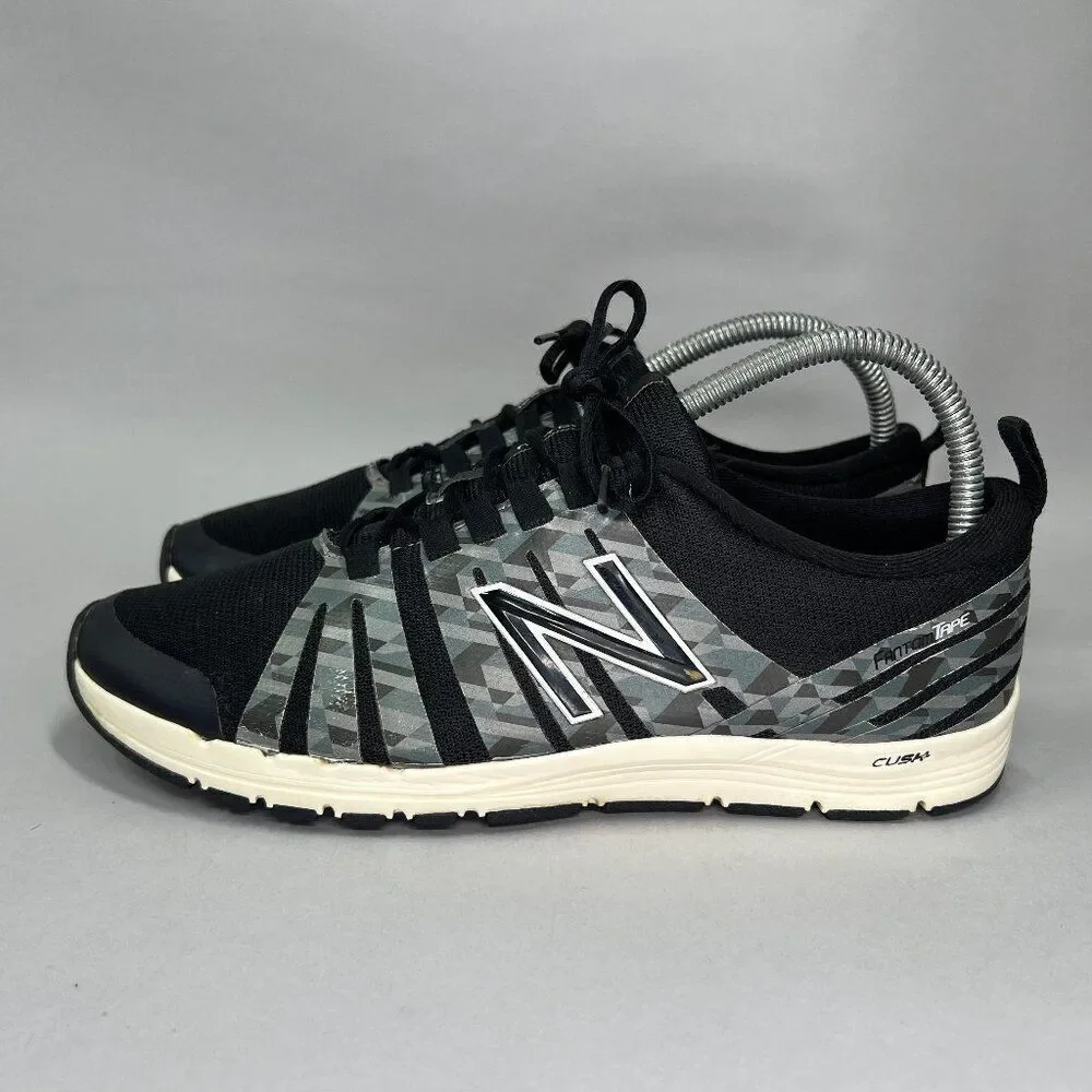 New Balance Womens Black and Gray Athletic Sneakers